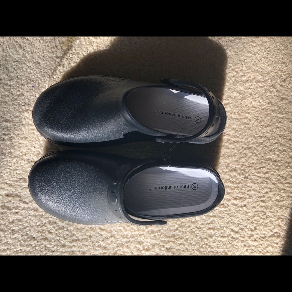 NATURAL UNIFORMS - Black Clogs - Size 10